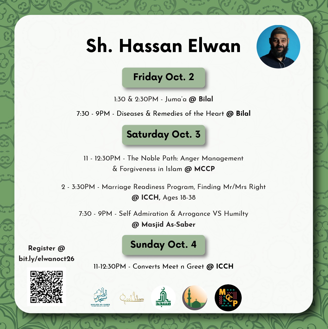 Sh. Hassan Elwan Visit - Multi-Event Series