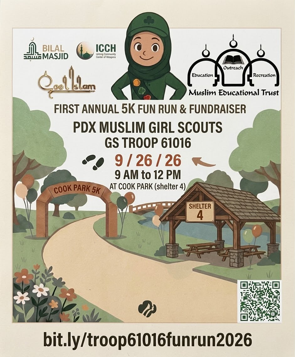 First Annual 5K Fun Run & Fundraiser – PDX Muslim Girl Scouts GS Troop 61016