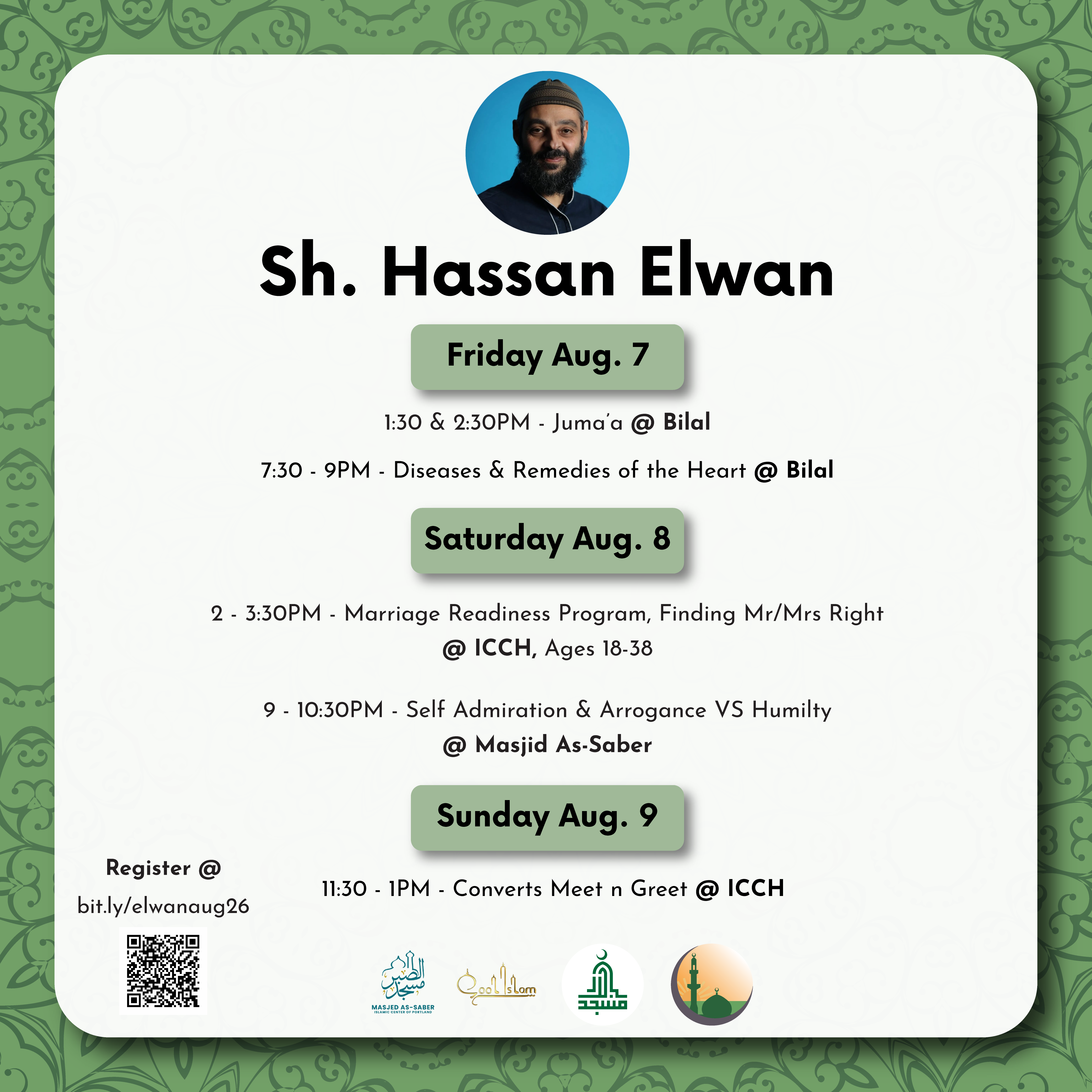 Sh. Hassan Elwan Community Events