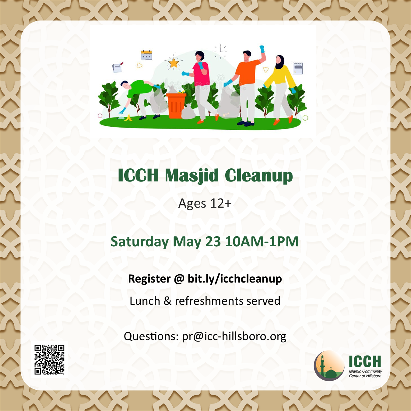 ICCH Masjid Cleanup