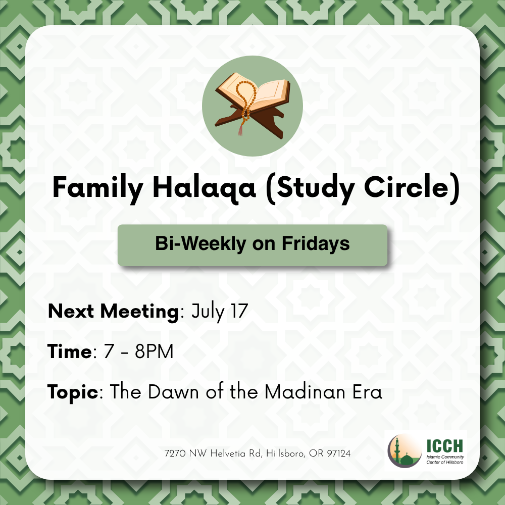 Family Halaqa (Study Circle)