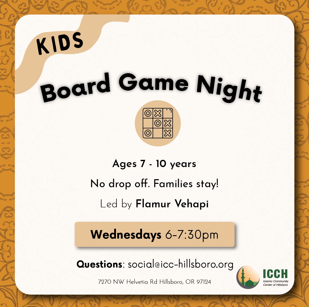 Kids Board Game Night
