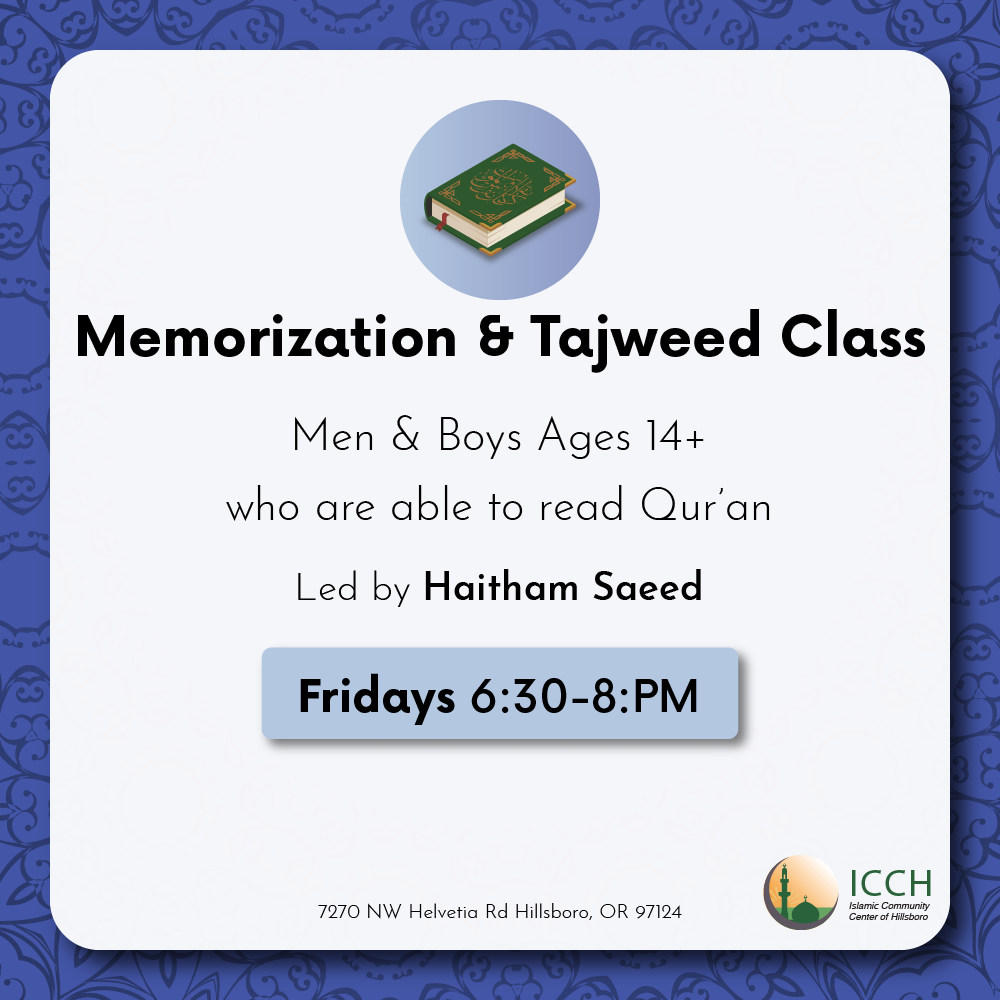 Memorization & Tajweed Class