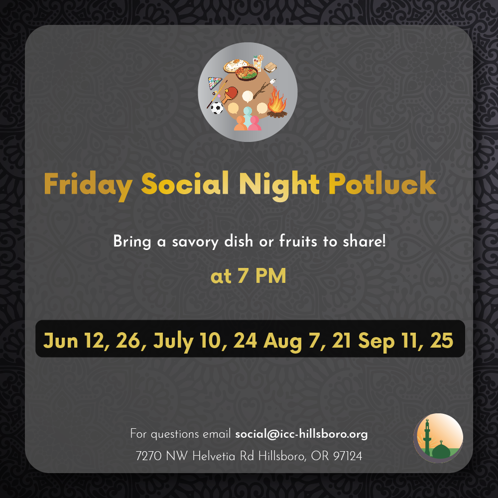 Friday Social Night Potluck