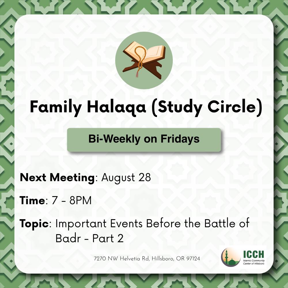 Family Halaqa (Study Circle)