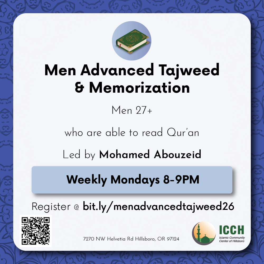 Men Advanced Tajweed & Memorization